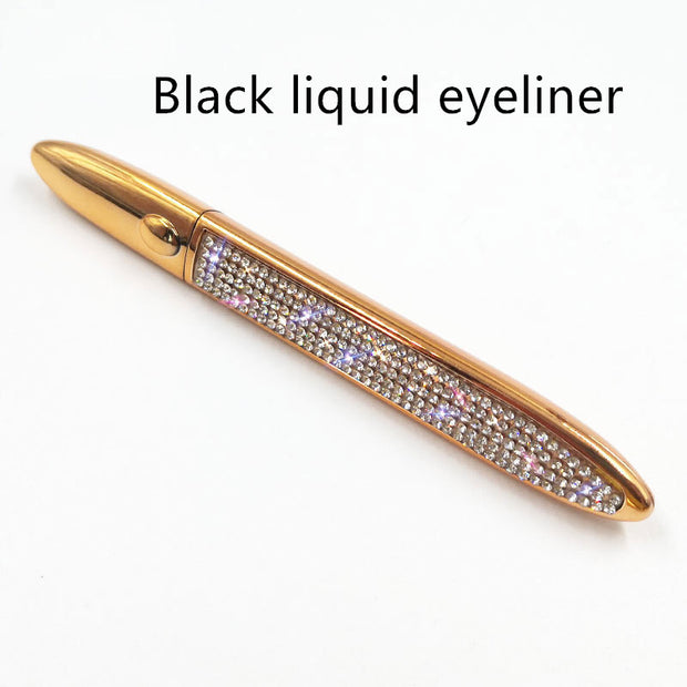 Self-Adhesive False Eyelashes with Multicolor Eyeliner