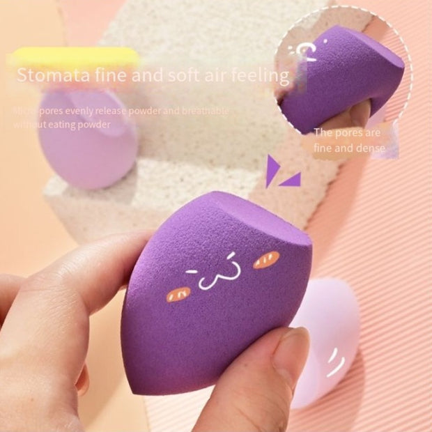 Super Soft Beauty Egg Powder Puff Set