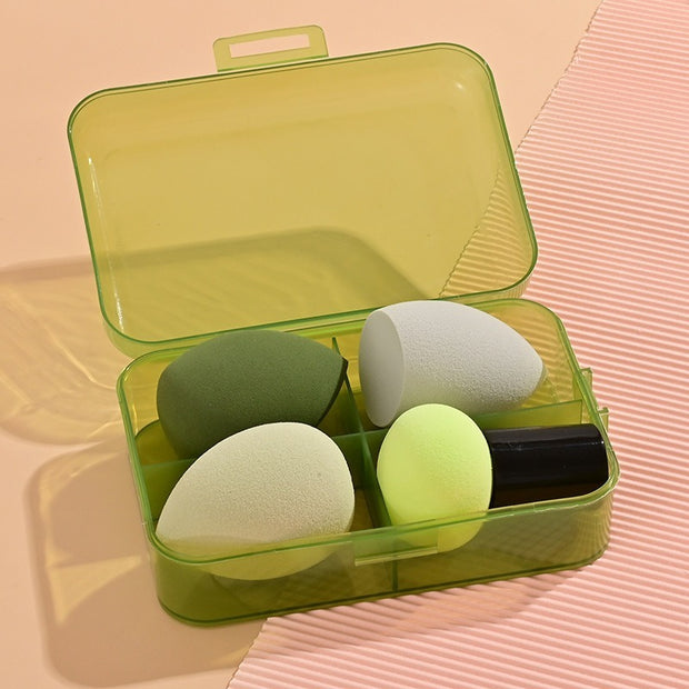 Super Soft Beauty Egg Powder Puff Set