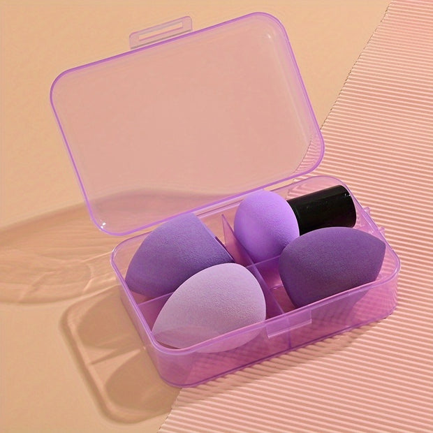 Super Soft Beauty Egg Powder Puff Set